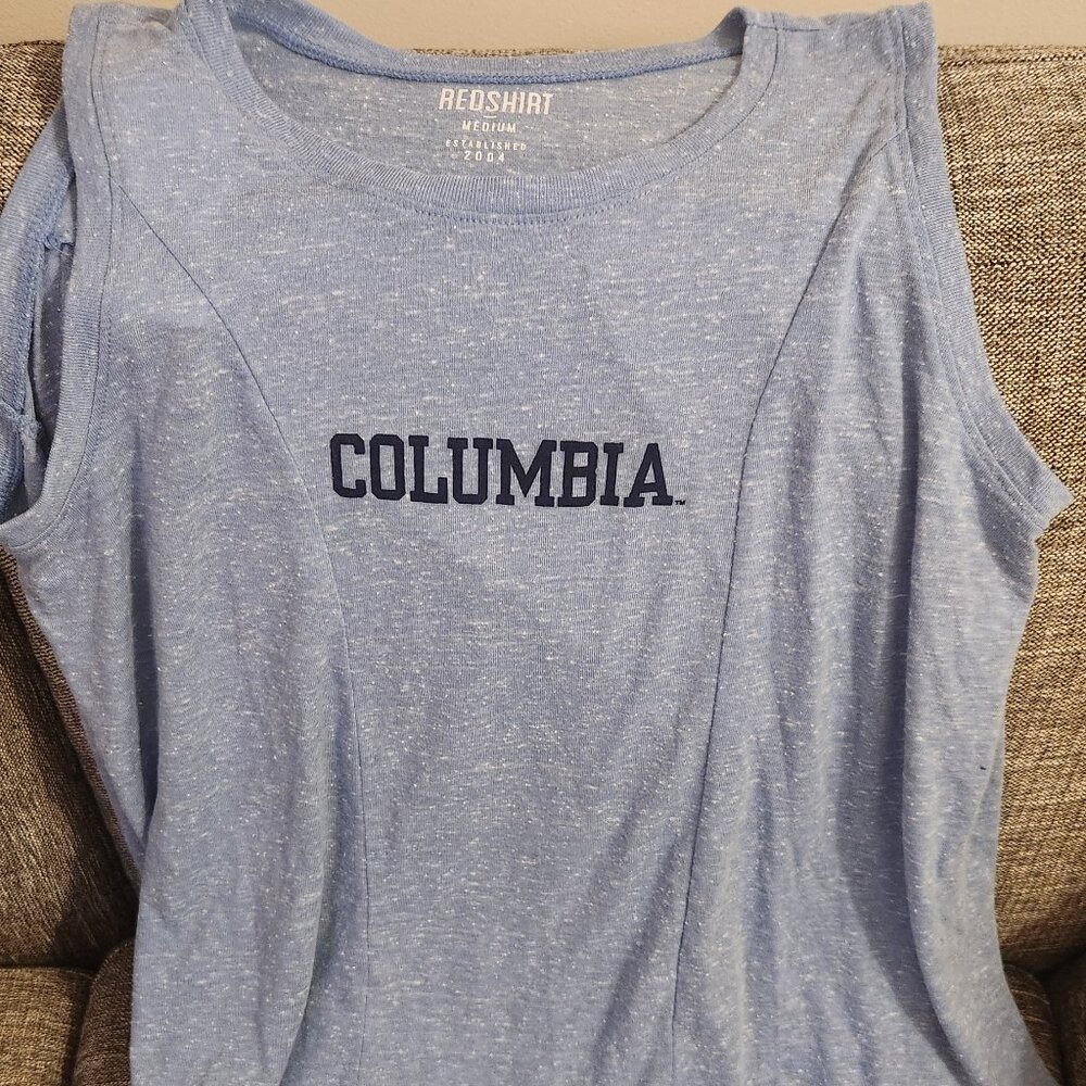 New - Columbia University Sleeveless Tank Size M Blue